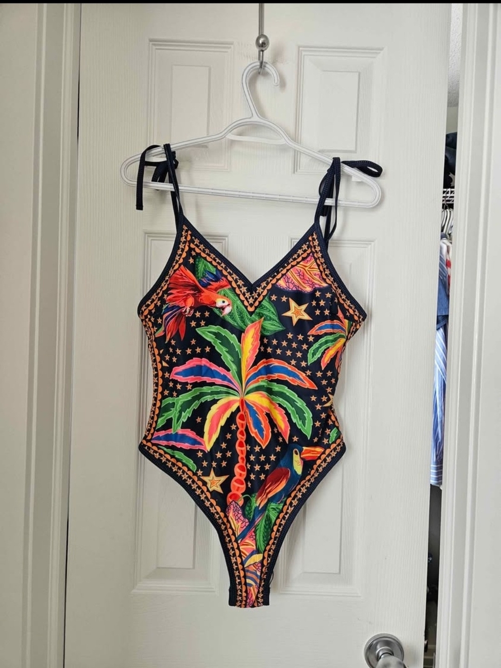 Brand New Tropical One-Piece Women Swimsuit Size M